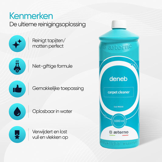 Aeterno Deneb Carpet Cleaner – Tapijt- & Mattenreiniger – 1000 ml – Krachtig & Veilig