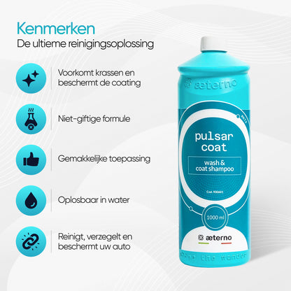 Aeterno Pulsar Coat – Wash & Coat Shampoo – 1000 ml – Reinigt, Verzegelt & Beschermt