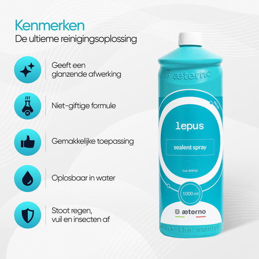Aeterno Lepus Sealent Spray – Lakverzegeling – 1000 ml – Glans & Bescherming