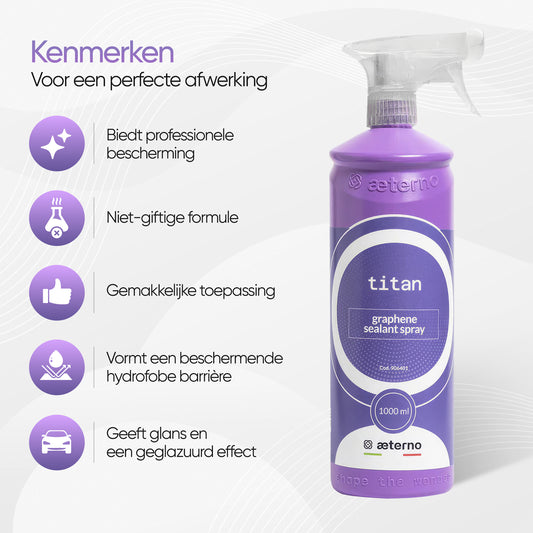 Aeterno Titan Graphene Sealant Spray – Geavanceerde Lakbescherming – 1000 ml