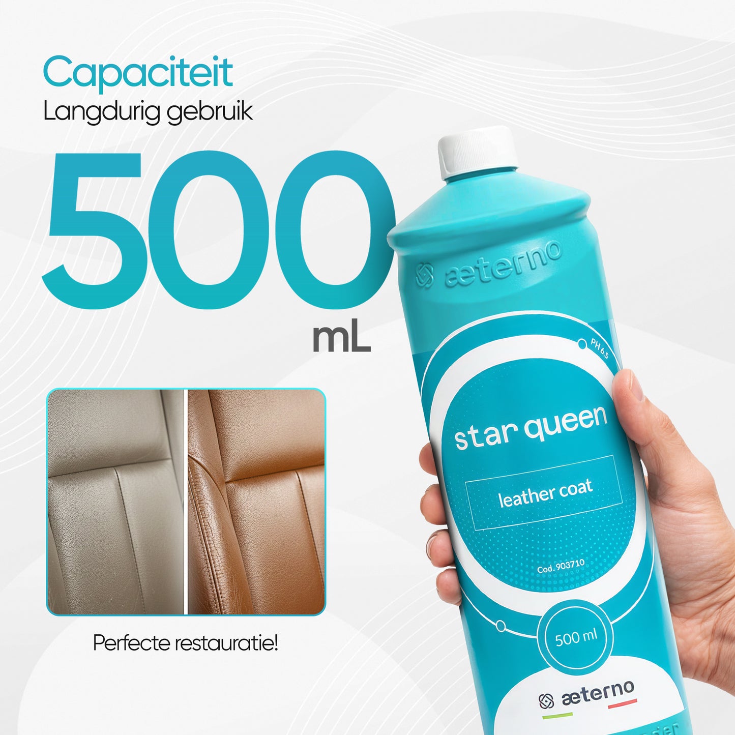 Aeterno Star Queen Leather Coat – Lederbescherming – 500 ml – Herstel & Bescherming