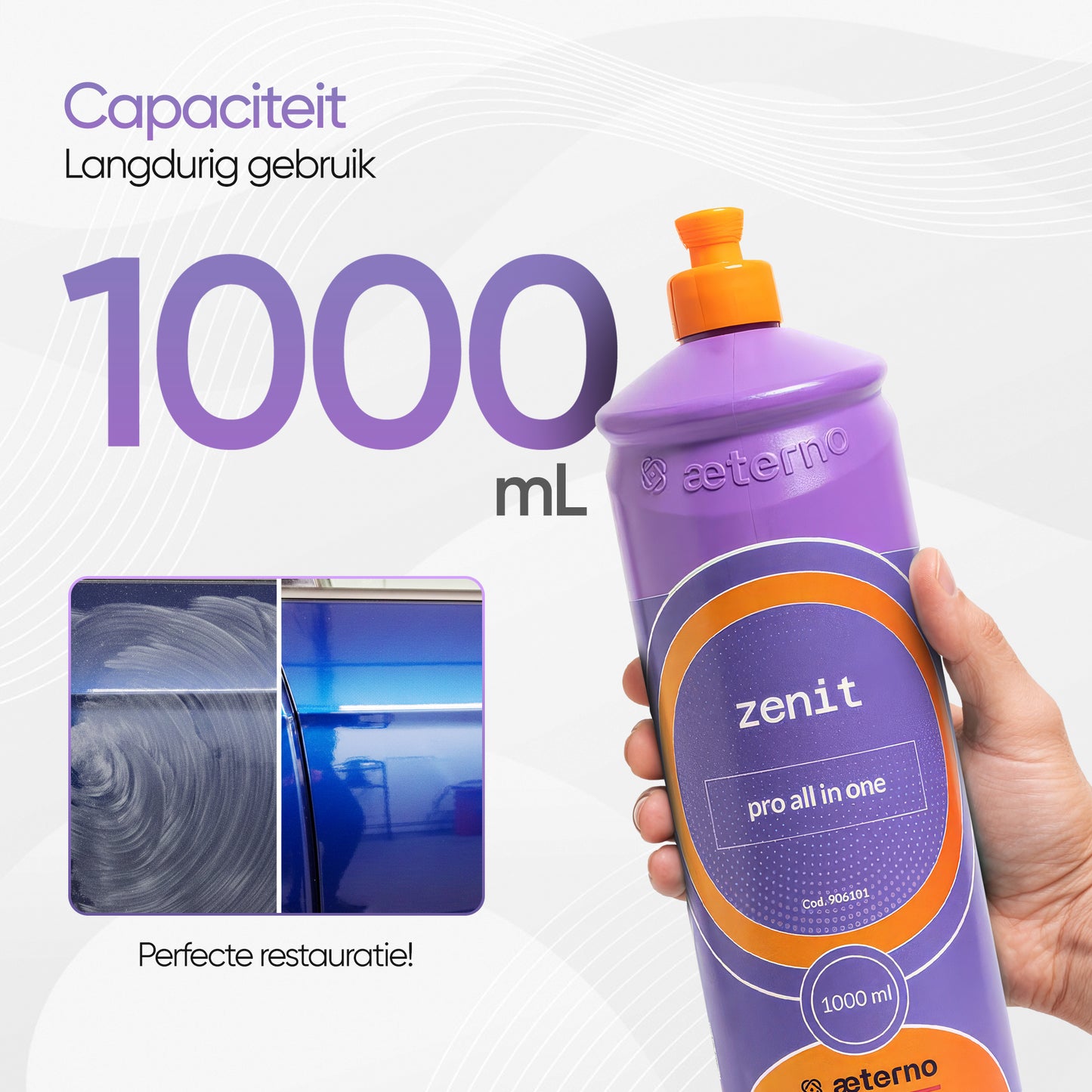 Aeterno Zenit Pro All In One – Polijst & Bescherm – 1000 ml – Correctie in één stap