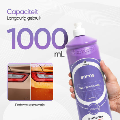 Aeterno Saros Hydrophobic Wax – Beschermende Wax – 1000 ml – Diepe Glans & Waterafstotend