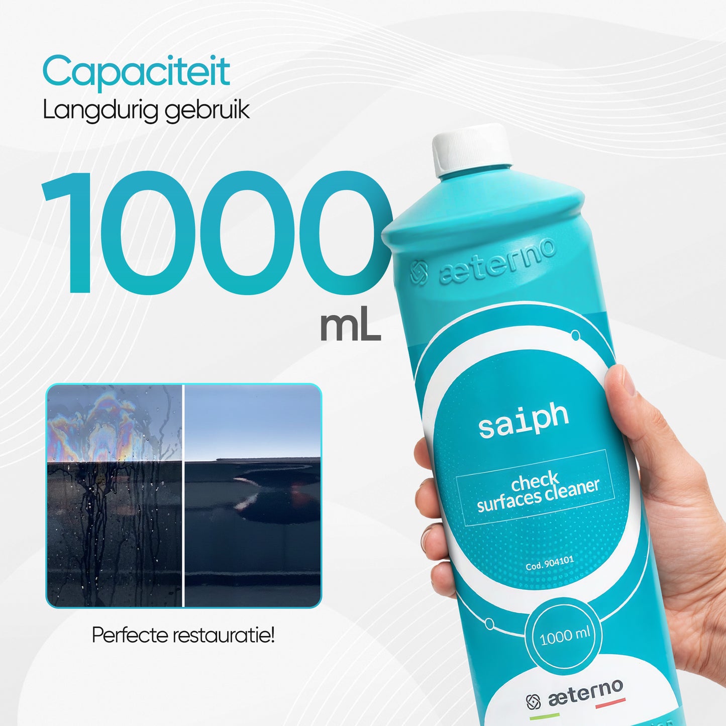 Aeterno Saiph Check Surfaces Cleaner – Oppervlaktereiniger – 1000 ml – Veilig & Effectief