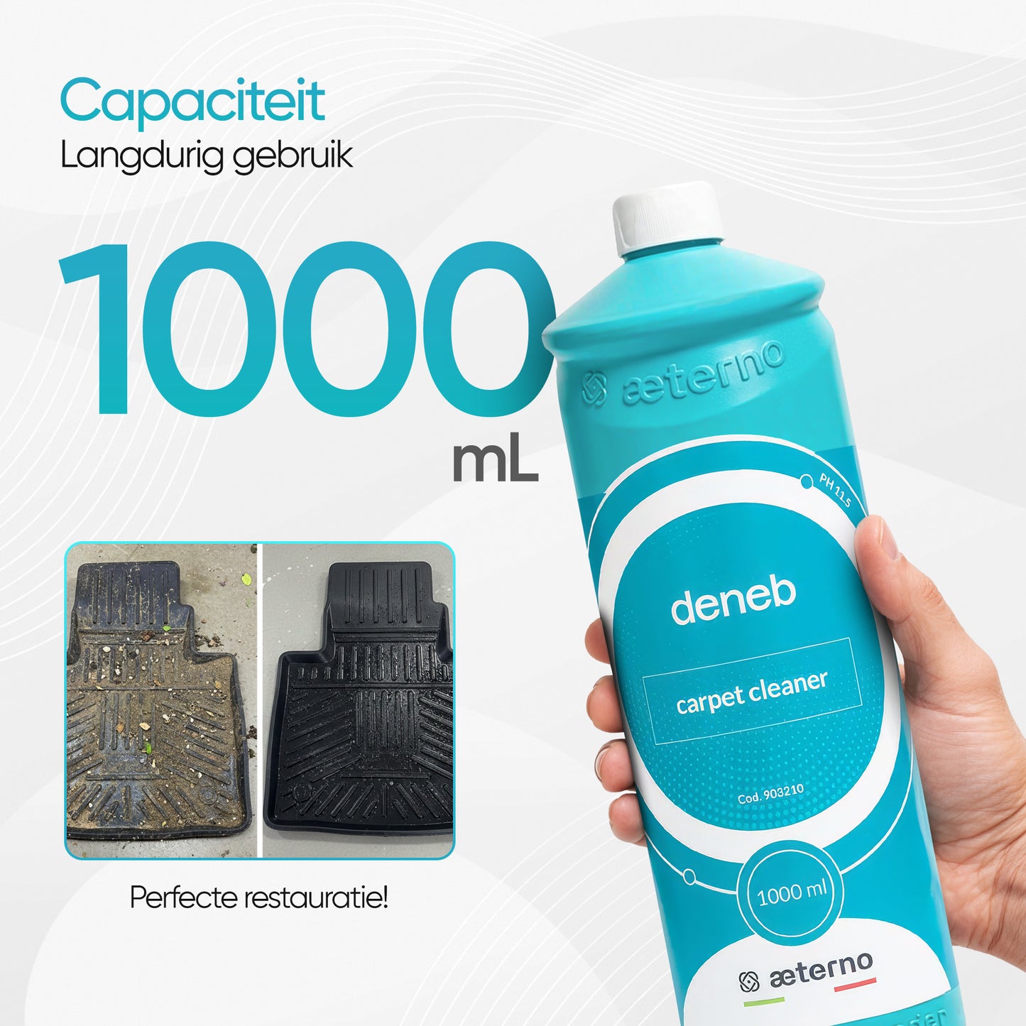 Aeterno Deneb Carpet Cleaner – Tapijt- & Mattenreiniger – 1000 ml – Krachtig & Veilig