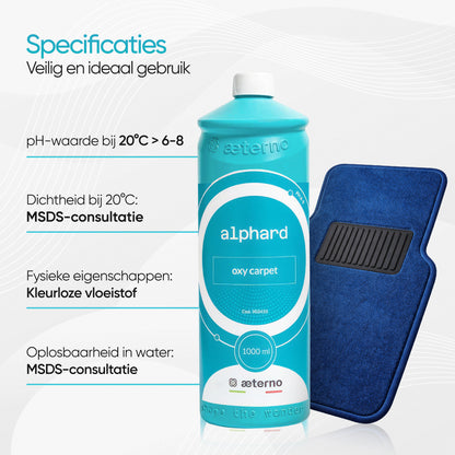 Aeterno Alphard Oxy Carpet – Tapijt- & Bekledingsreiniger – 1000 ml – Oxy Kracht
