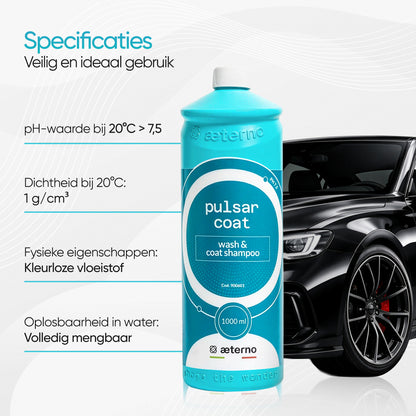 Aeterno Pulsar Coat – Wash & Coat Shampoo – 1000 ml – Reinigt, Verzegelt & Beschermt