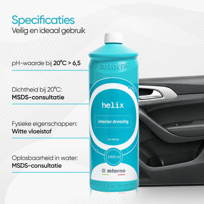 Aeterno Helix Interior Dressing – Kunststofhersteller – 1000 ml – Verzorging & Bescherming