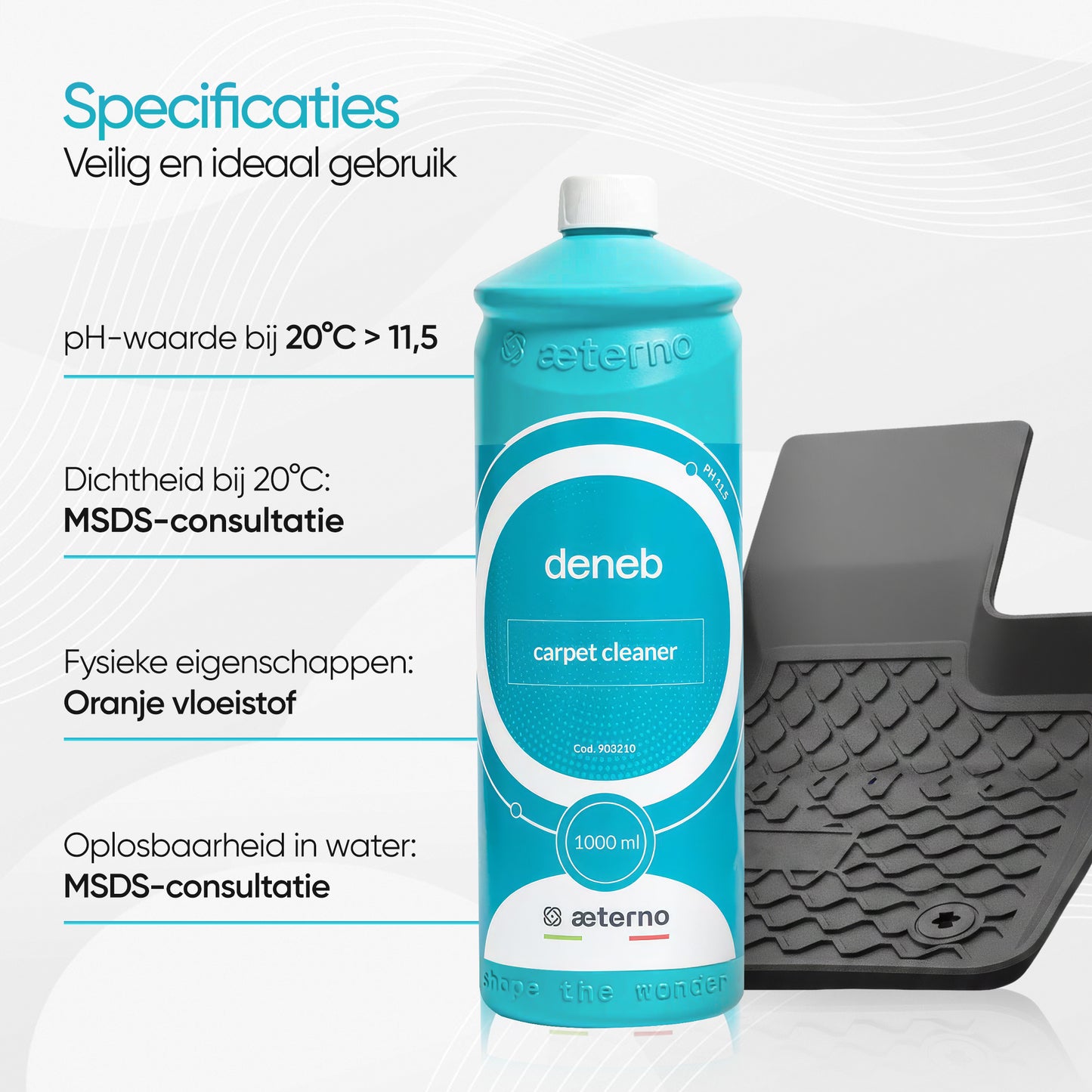 Aeterno Deneb Carpet Cleaner – Tapijt- & Mattenreiniger – 1000 ml – Krachtig & Veilig