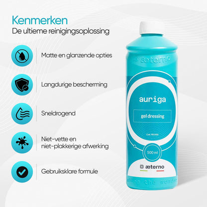 Aeterno Auriga Gel Dressing – Kunststof & Rubber Gel – 500 ml – Langdurige Bescherming