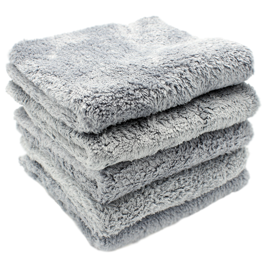 Microfibre towels Gray 5-pack